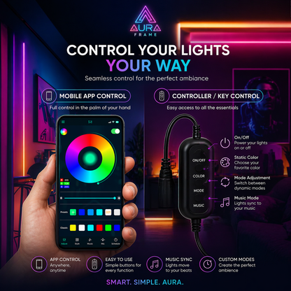 AuraFrame™ GlowFlex LED Strip